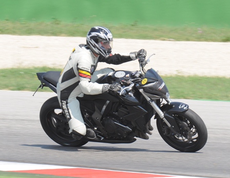 Andrea Negri pista Misano 5 luglio 2010